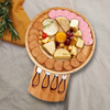 Bamboo Charcuterie Board with Knife Set