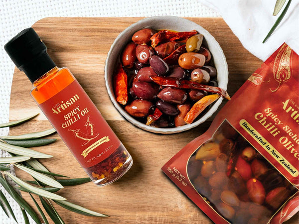 Fiery Chilli Lover's Gift Pack – Spicy Chilli Oil & Sichuan Chilli Olives