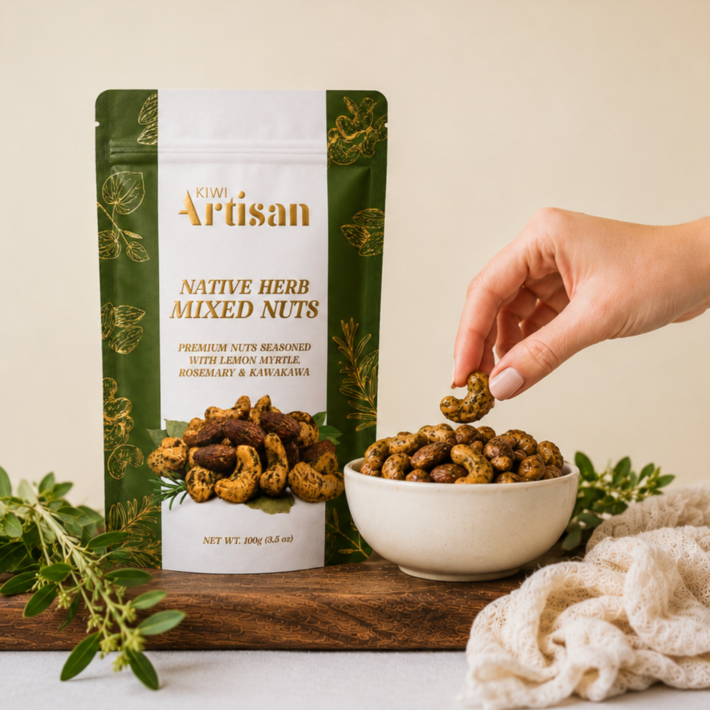 ナッツ　Man Native Herb Mixed Nuts – Kiwi Artisan