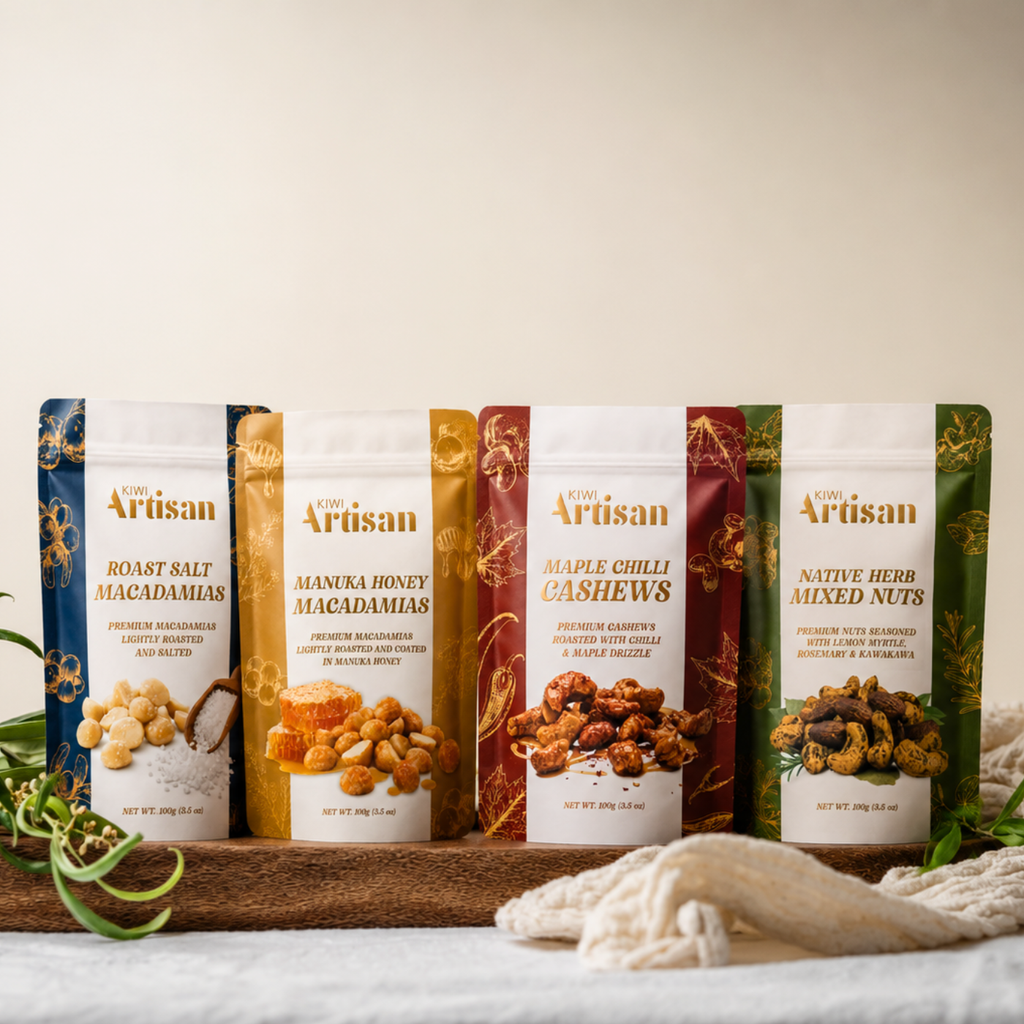 Gourmet Nuts Four-Pack – Kiwi Artisan