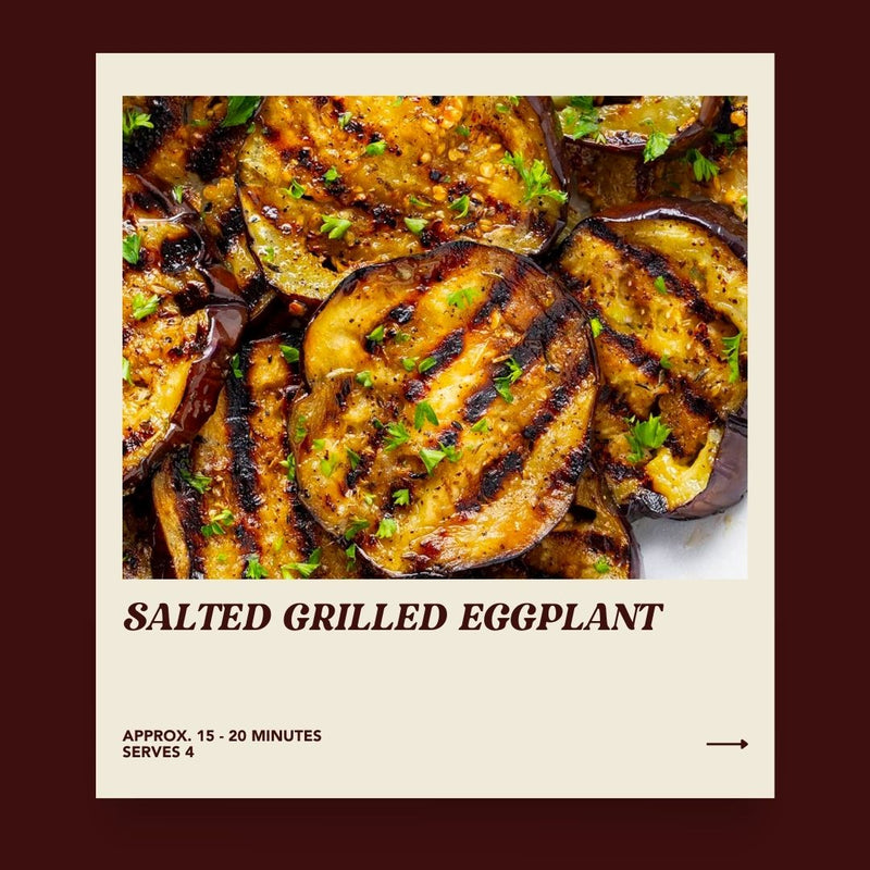 Salted Grilled Eggplant