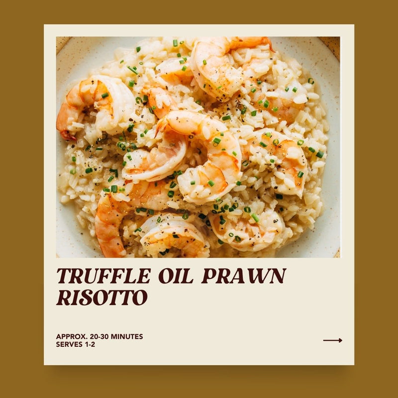 Truffle Oil Prawn Risotto