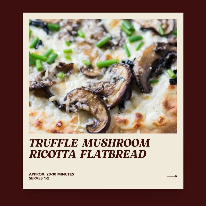 Truffle Mushroom Ricotta Flatbread