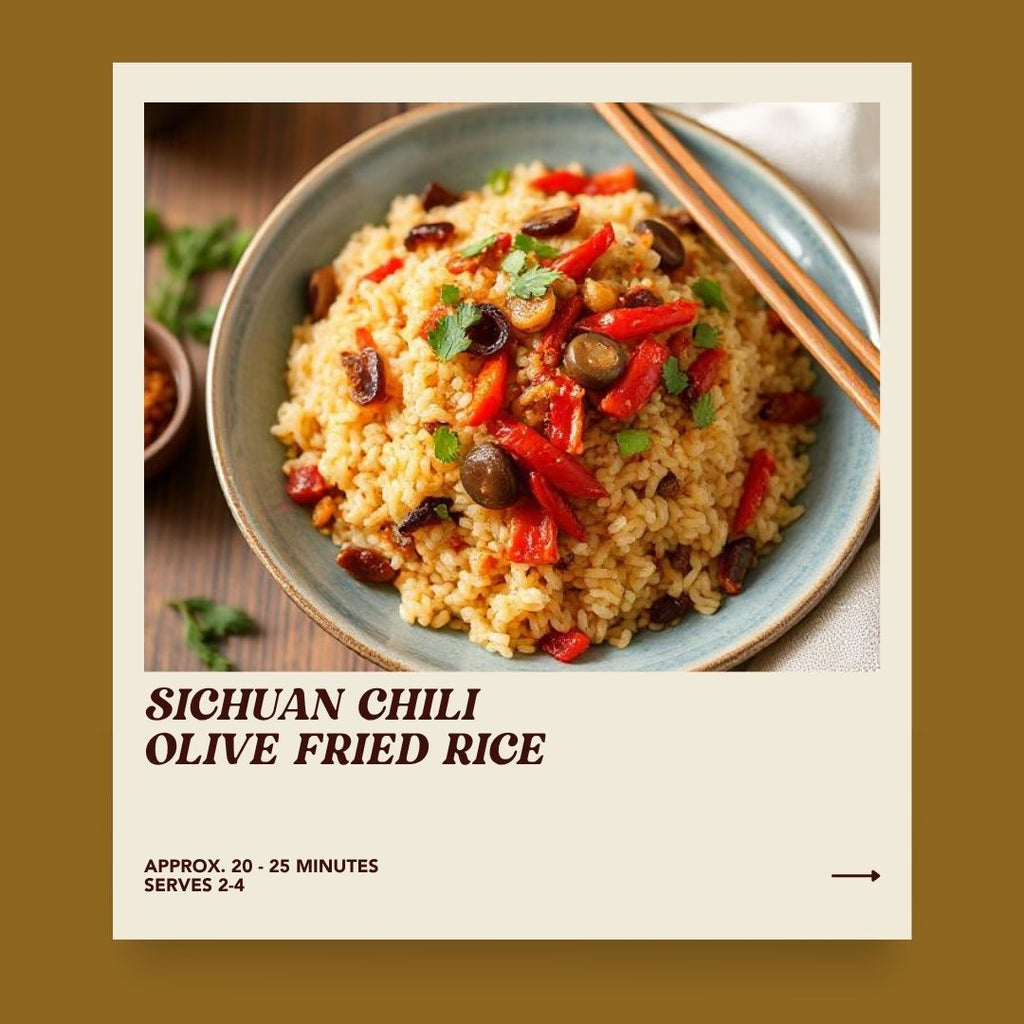 Sichuan Chilli Olive Fried Rice – Kiwi Artisan