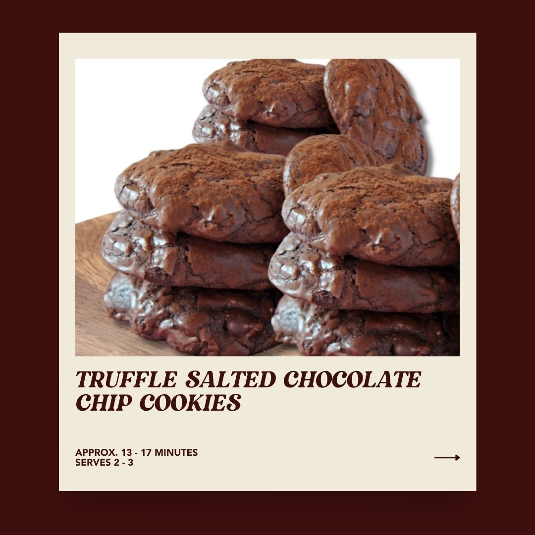 Truffle Salted Chocolate Chip Cookies Recipe from Kiwi Artisan