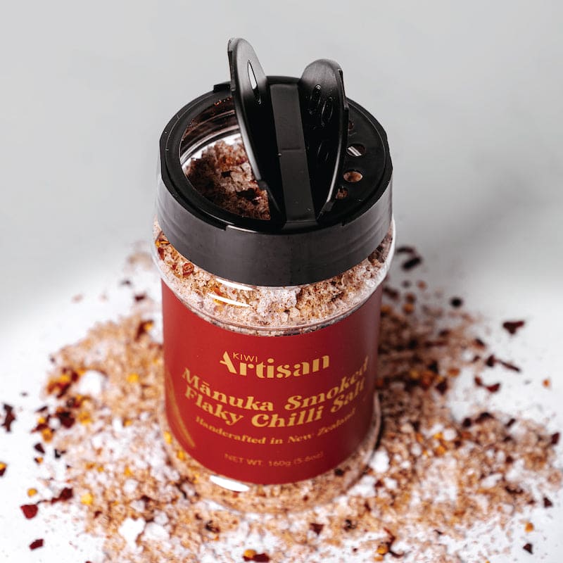 Smoked chilli salt with Manuka wood and sea salt