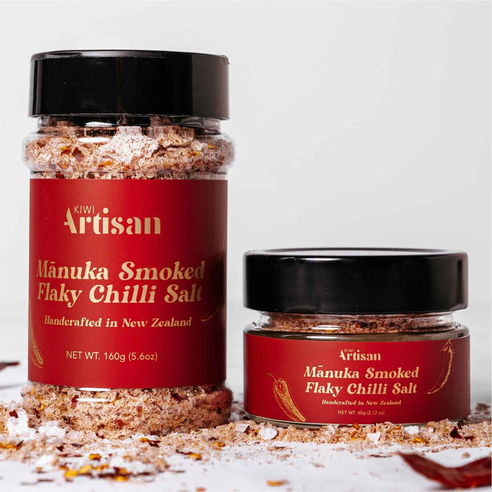 Smoked chilli salt with Manuka wood and sea salt