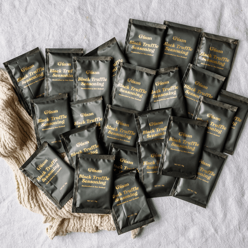 Gourmet seasoning with black truffle and spices – rich and addictive flavor